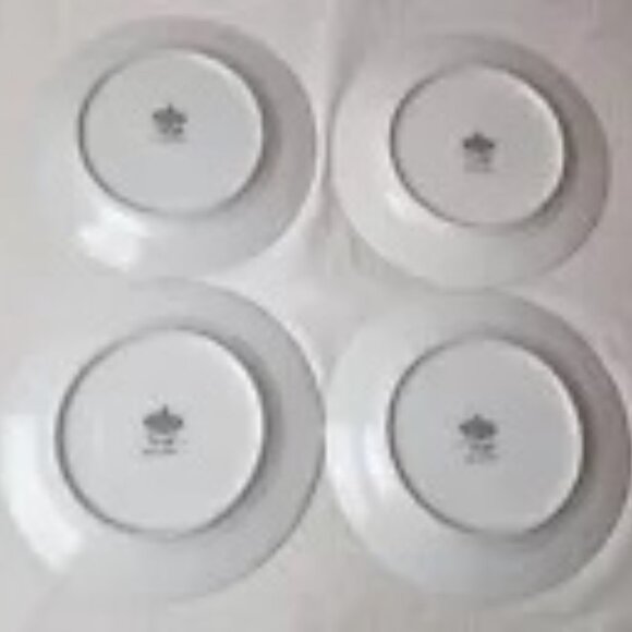 Set of 4 Charles Ahrenfeldt France Limoges Trocadero Tea Cups Saucers c1945-69 - Picture 6 of 7